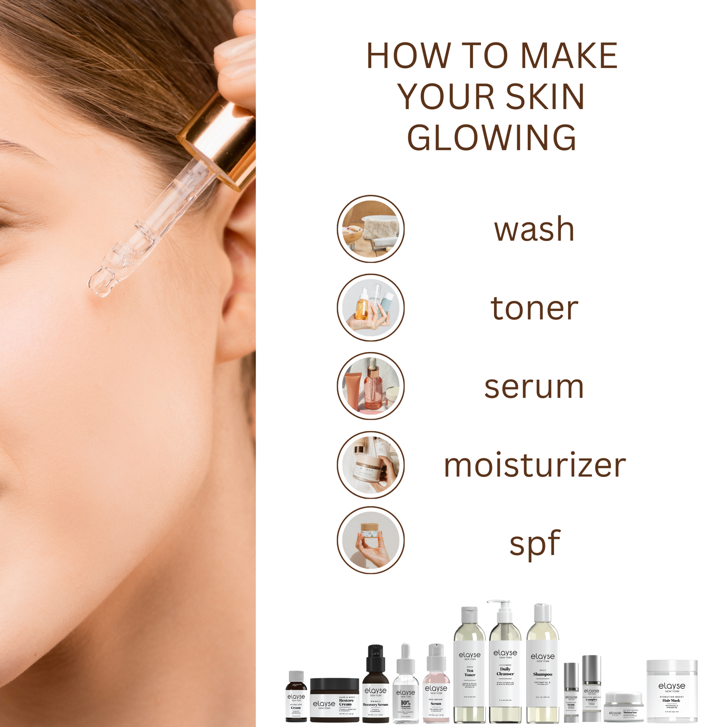 Elayse Premium CitraC³ Plus™ Hydrating Oil - Nourishing & Brightening Facial Oil, Infused with Vitamin C & Citrus Extracts, Deep Moisture & Radiance Boost, Lightweight & Fast-Absorbing - 1oz