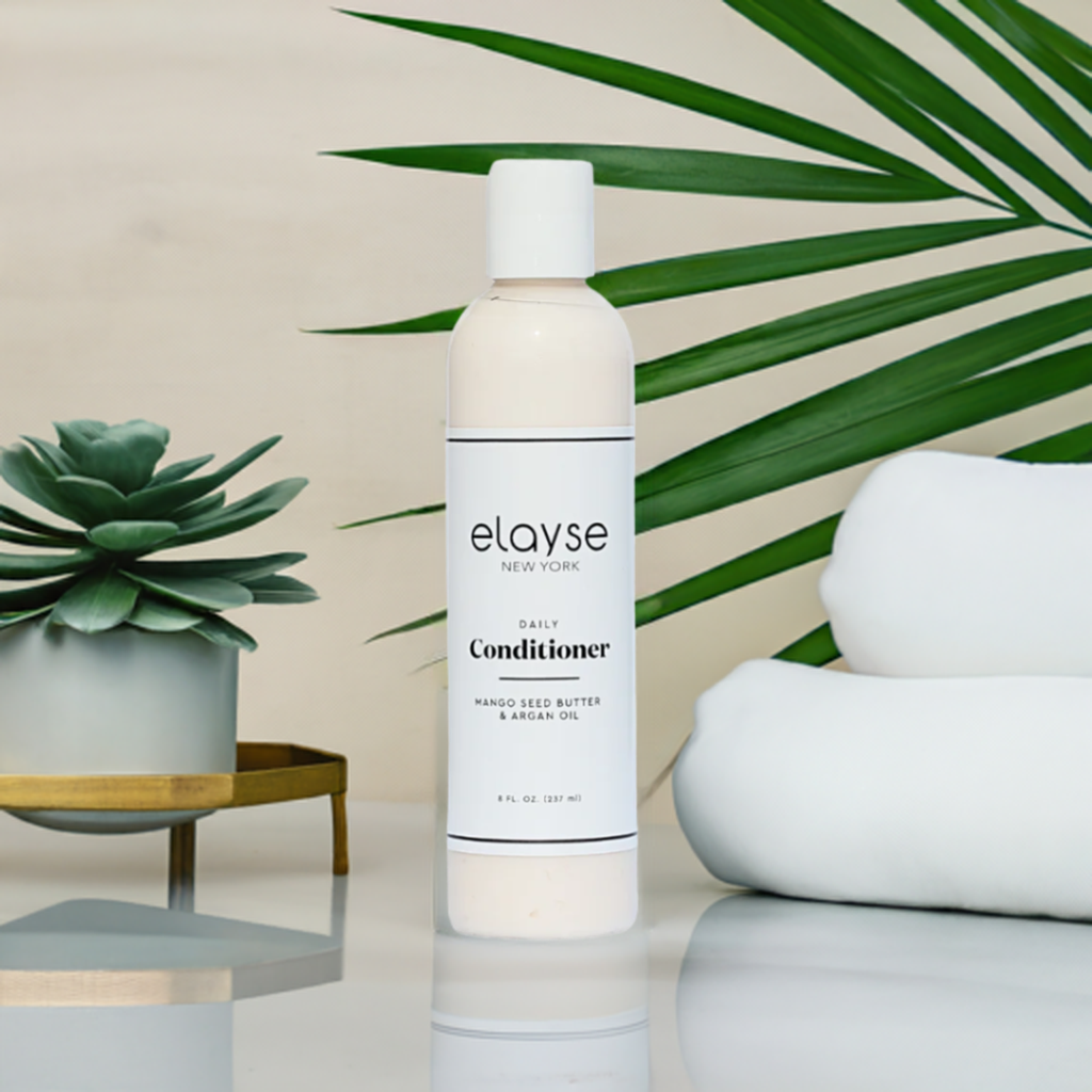 Elayse Daily Conditioner - Hydrating & Nourishing Formula, Suitable for All Hair Types, Sulfate-Free & Color-Safe, Detangling & Smoothing - 8oz
