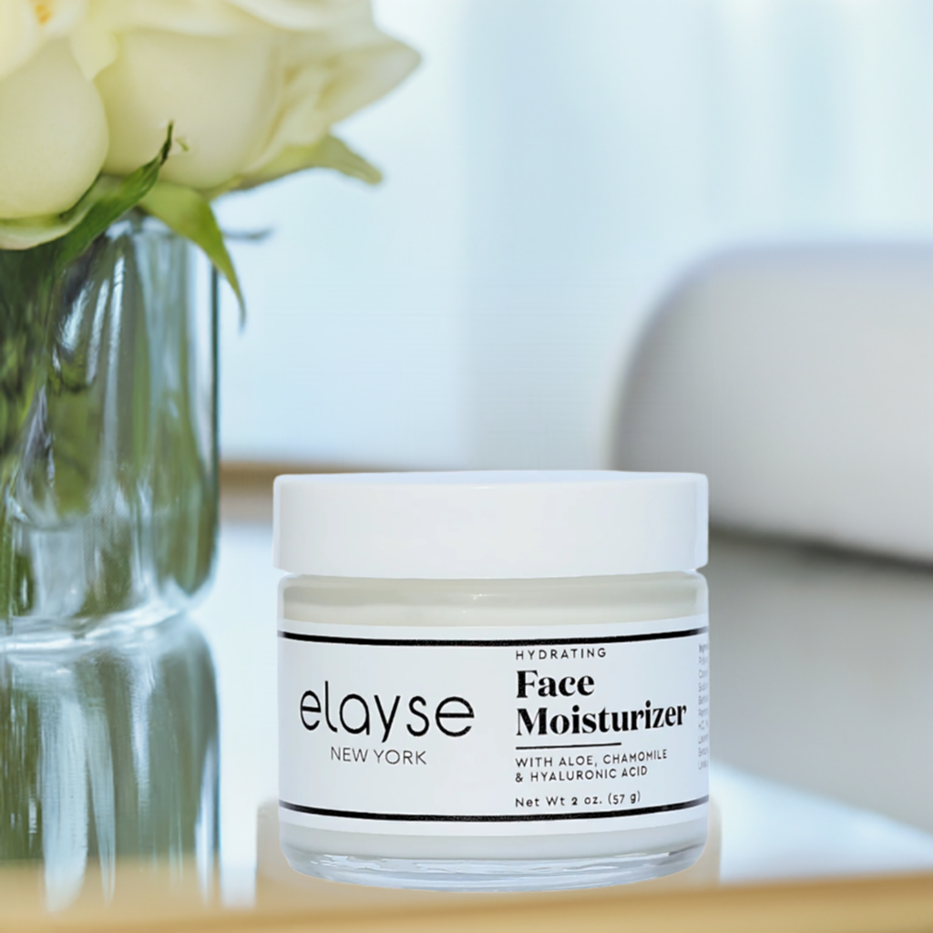 Elayse Hydrating Face Moisturizer - Deep Moisture & Skin Softening, Lightweight Formula with Hyaluronic Acid & Natural Extracts, Suitable for All Skin Types - 1.7oz