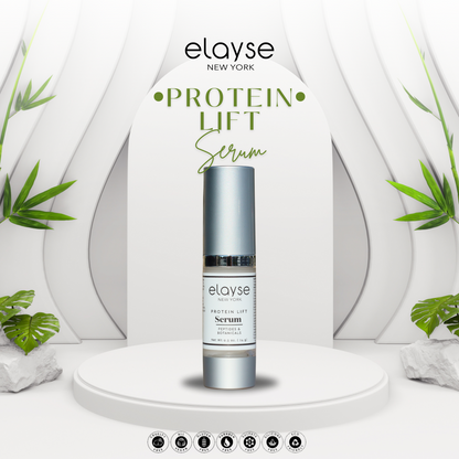 Elayse Protein Lift Serum - Peptide-Infused Formula for Firming & Smoothing Skin, Reduces Fine Lines & Wrinkles, Hydrating & Anti-Aging Serum - 1oz