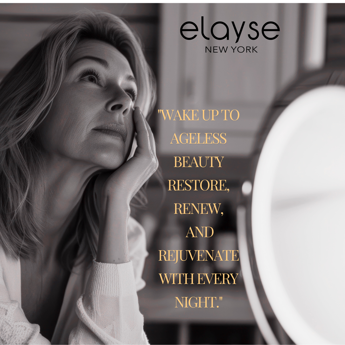 Elayse Nighttime Ageless Complex - Age-Defying Serum, Reduces Fine Lines & Wrinkles, Firms & Hydrates Skin, Overnight Anti-Aging Treatment, Retinol-Infused Formula - 1oz