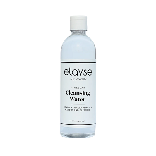 Elayse Micellar Cleansing Water - Gentle & Effective Makeup Remover, Hydrating & Refreshing Formula, Suitable for All Skin Types, No-Rinse, Paraben-Free - 6oz