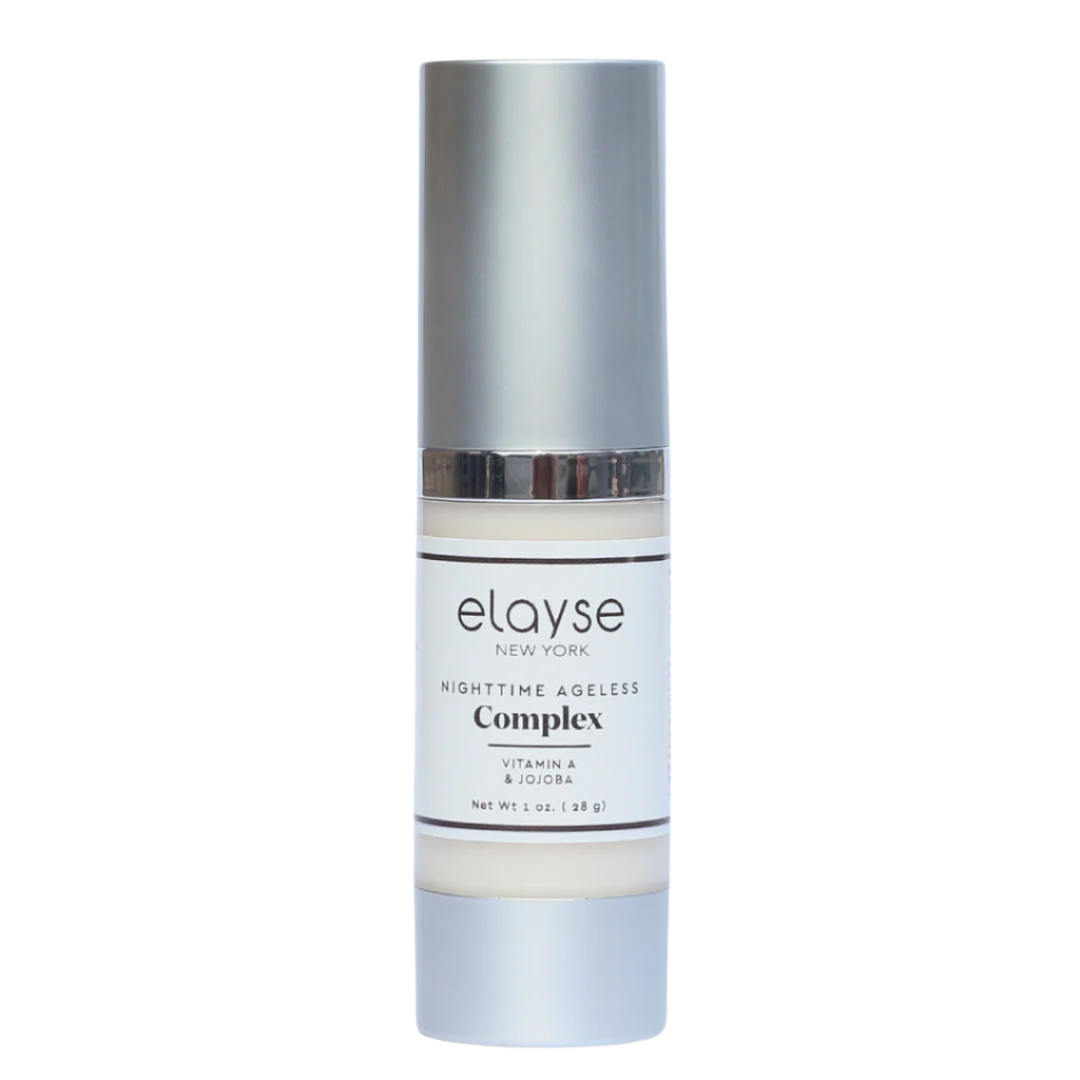 Elayse Nighttime Ageless Complex - Age-Defying Serum, Reduces Fine Lines & Wrinkles, Firms & Hydrates Skin, Overnight Anti-Aging Treatment, Retinol-Infused Formula - 1oz