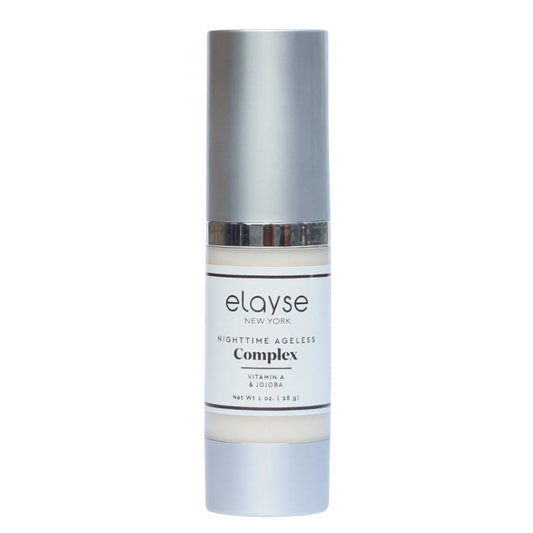 Elayse Nighttime Ageless Complex - Age-Defying Serum, Reduces Fine Lines & Wrinkles, Firms & Hydrates Skin, Overnight Anti-Aging Treatment, Retinol-Infused Formula - 1oz