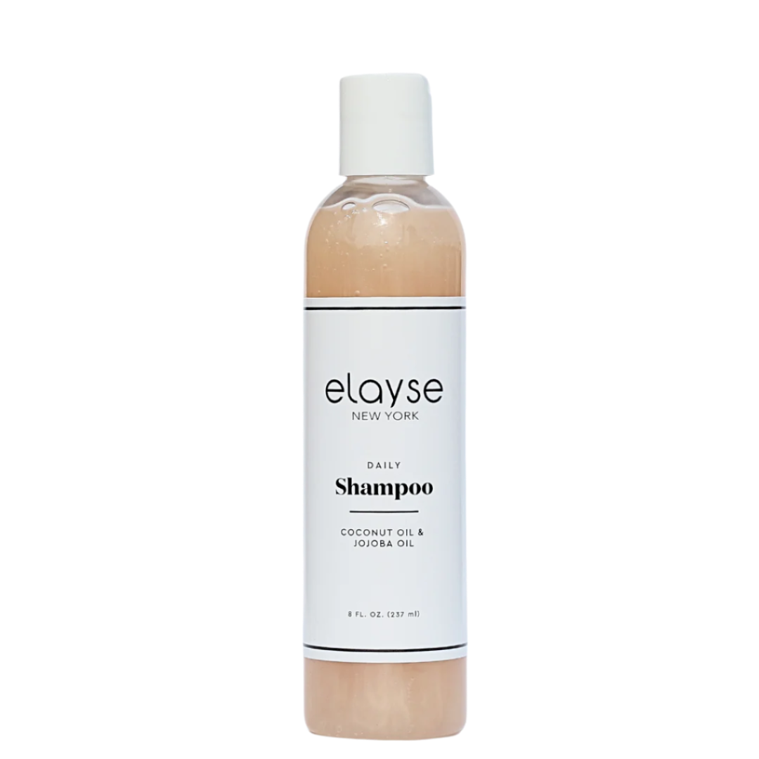 Elayse Daily Shampoo - Nourishing and Purifying Formula, Deep Cleansing & Hydrating, Sulfate-Free, Suitable for All Hair Types, Adds Shine & Softness - 8oz