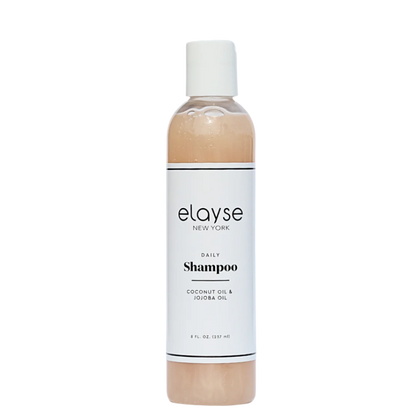 Elayse Daily Shampoo - Nourishing and Purifying Formula, Deep Cleansing & Hydrating, Sulfate-Free, Suitable for All Hair Types, Adds Shine & Softness - 8oz