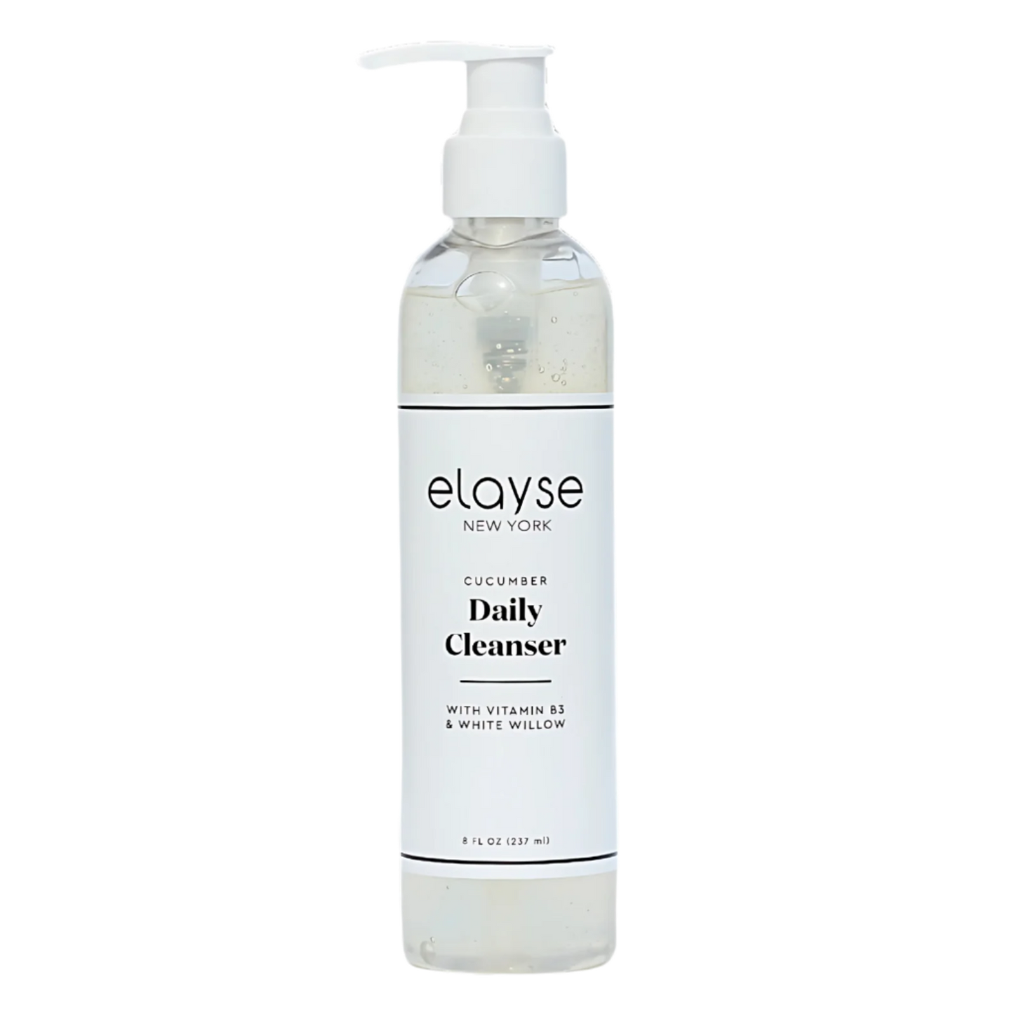 Elayse Hydrating Cucumber Daily Cleanser - Gentle Foaming Face Wash with Botanical Extracts, Purifies & Balances Skin, Refreshing & Soothing Formula - 8oz