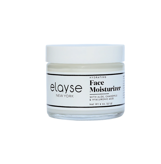 Elayse Hydrating Face Moisturizer - Deep Moisture & Skin Softening, Lightweight Formula with Hyaluronic Acid & Natural Extracts, Suitable for All Skin Types - 1.7oz