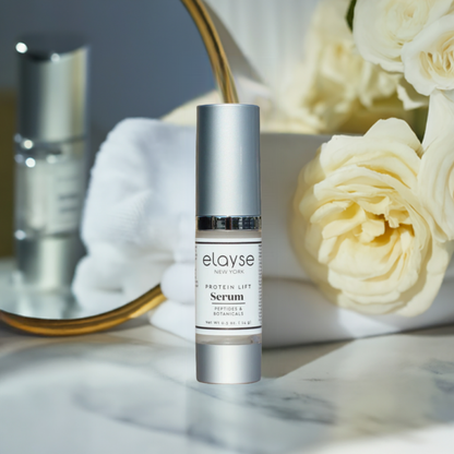 Elayse Protein Lift Serum - Peptide-Infused Formula for Firming & Smoothing Skin, Reduces Fine Lines & Wrinkles, Hydrating & Anti-Aging Serum - 1oz