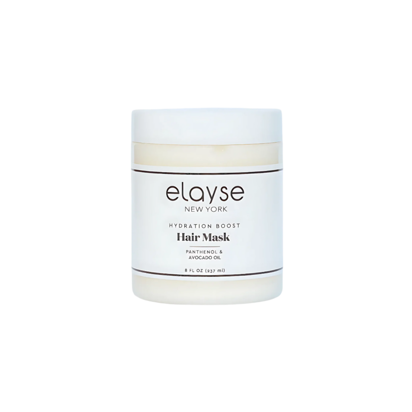 Elayse Hydration Boost Hair Mask - Deep Conditioning Treatment, Intense Moisture & Repair, Nourishes & Softens, Reduces Frizz & Adds Shine, Suitable for All Hair Types - 8oz