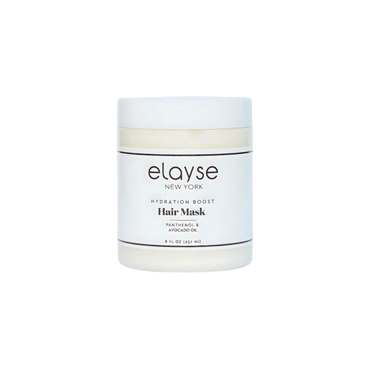 Elayse Hydration Boost Hair Mask - Deep Conditioning Treatment, Intense Moisture & Repair, Nourishes & Softens, Reduces Frizz & Adds Shine, Suitable for All Hair Types - 8oz