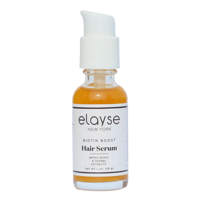 Elayse Biotin Boost Hair Serum - Intensive Growth & Strengthening Formula, Infused with Biotin & Natural Extracts, Ideal for Thicker, Fuller, and Healthier-Looking Hair - 1oz