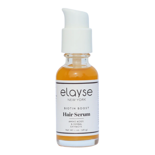 Elayse Biotin Boost Hair Serum - Intensive Growth & Strengthening Formula, Infused with Biotin & Natural Extracts, Ideal for Thicker, Fuller, and Healthier-Looking Hair - 1oz