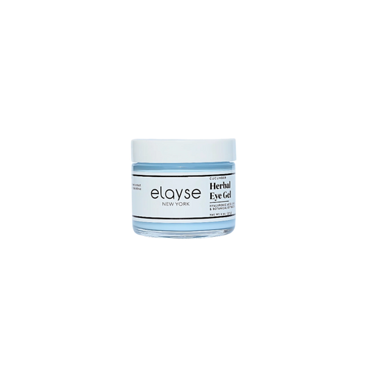 Elayse Cucumber Herbal Eye Gel - Cooling and Hydrating Formula with Cucumber Extract, Reduces Puffiness & Dark Circles, Lightweight Eye Treatment for All Skin Types - 1oz