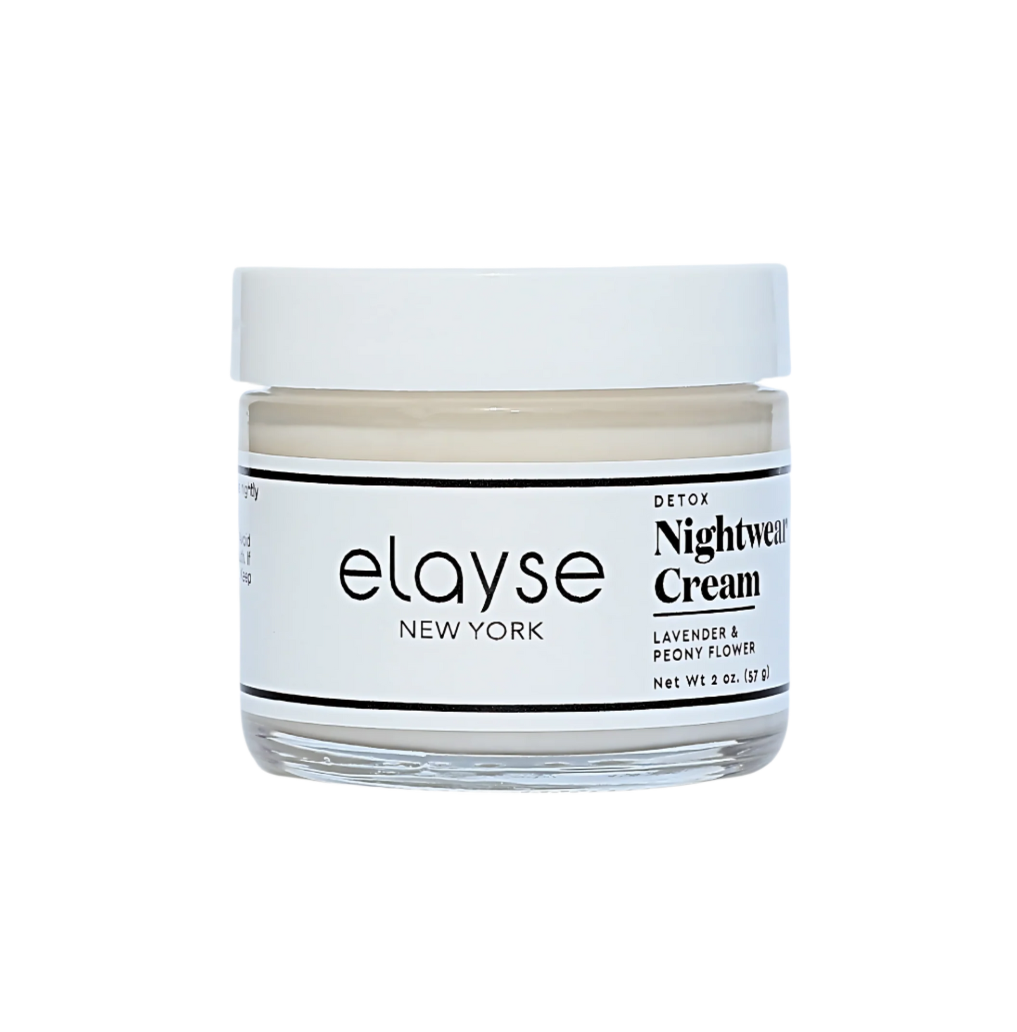 Elayse Luxurious Detox Nightwear Cream - Overnight Hydration & Skin Revitalization, Anti-Aging Formula with Peptides & Antioxidants, Deeply Nourishes & Renews Skin - 2oz